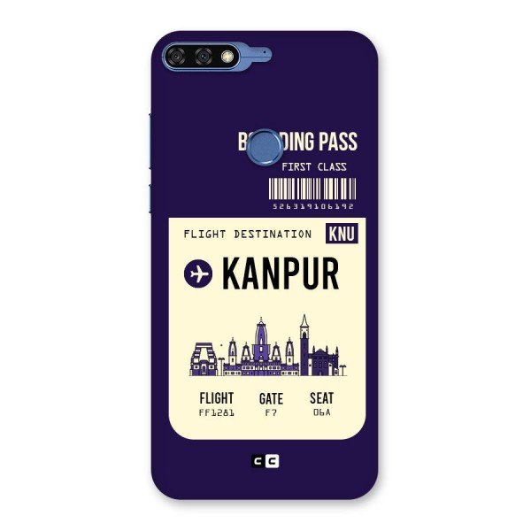 Kanpur Boarding Pass Back Case for Honor 7C