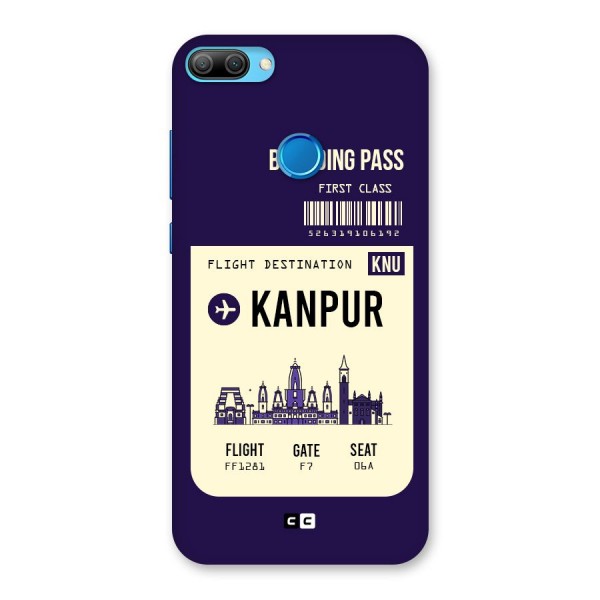 Kanpur Boarding Pass Back Case for Honor 9N