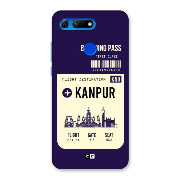 Kanpur Boarding Pass Back Case for Honor View 20