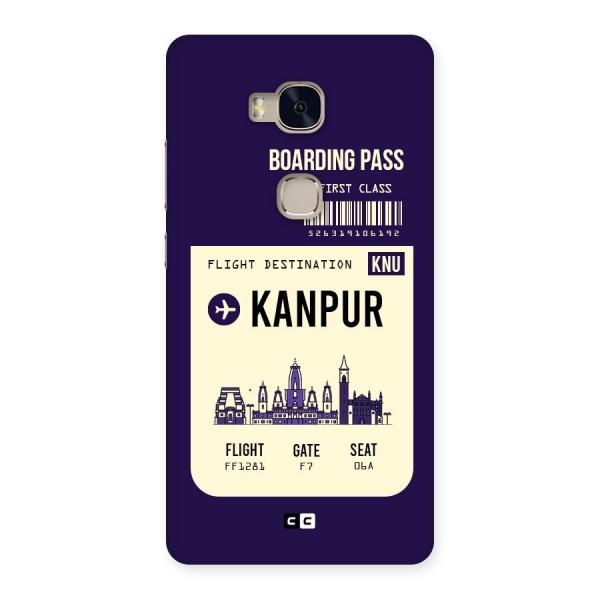 Kanpur Boarding Pass Back Case for Huawei Honor 5X
