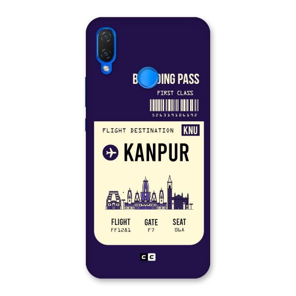 Kanpur Boarding Pass Back Case for Huawei Nova 3i