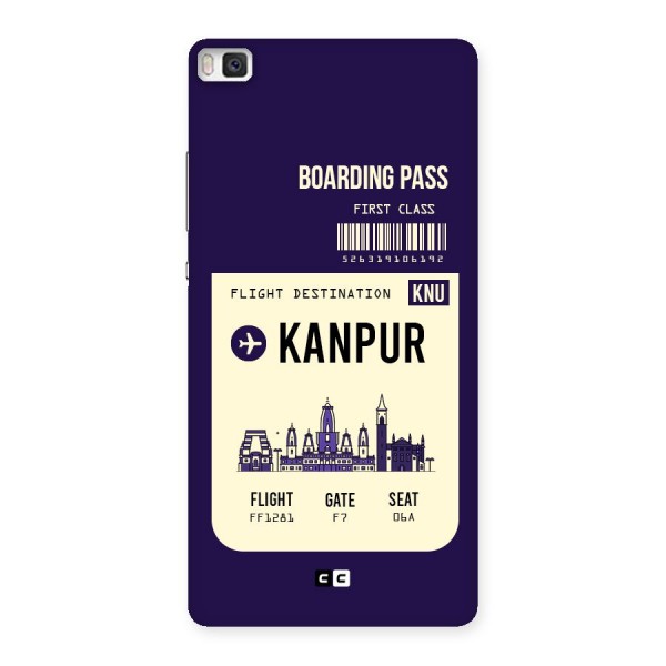 Kanpur Boarding Pass Back Case for Huawei P8