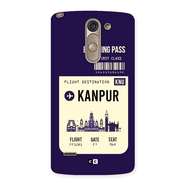 Kanpur Boarding Pass Back Case for LG G3 Stylus