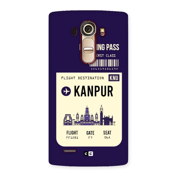 Kanpur Boarding Pass Back Case for LG G4