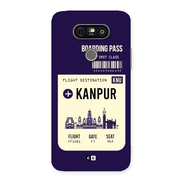 Kanpur Boarding Pass Back Case for LG G5