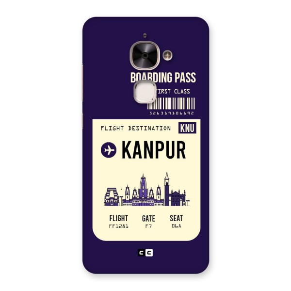Kanpur Boarding Pass Back Case for Le 2