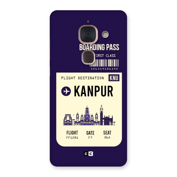 Kanpur Boarding Pass Back Case for Le Max 2