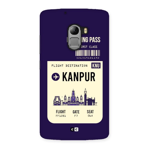 Kanpur Boarding Pass Back Case for Lenovo K4 Note