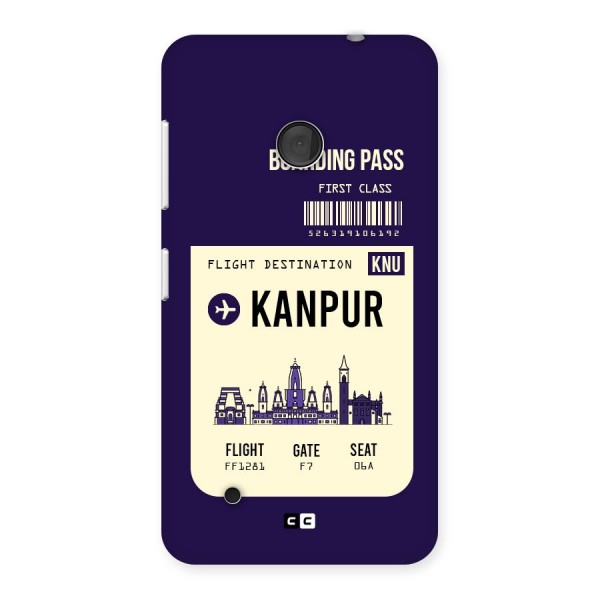 Kanpur Boarding Pass Back Case for Lumia 530