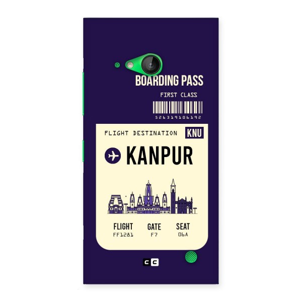 Kanpur Boarding Pass Back Case for Lumia 730
