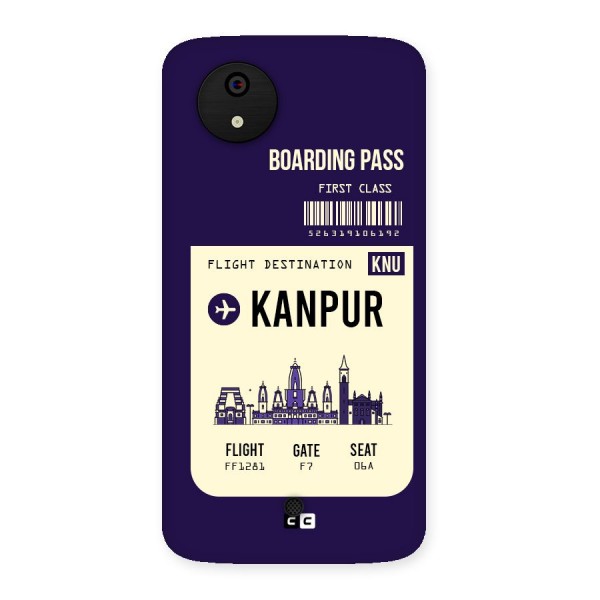 Kanpur Boarding Pass Back Case for Micromax Canvas A1