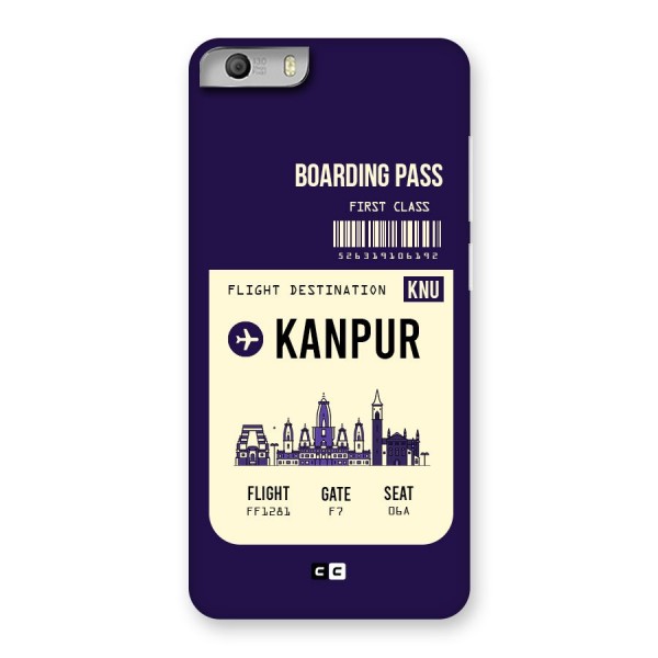 Kanpur Boarding Pass Back Case for Micromax Canvas Knight 2