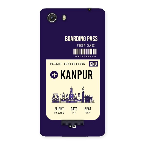 Kanpur Boarding Pass Back Case for Micromax Unite 3