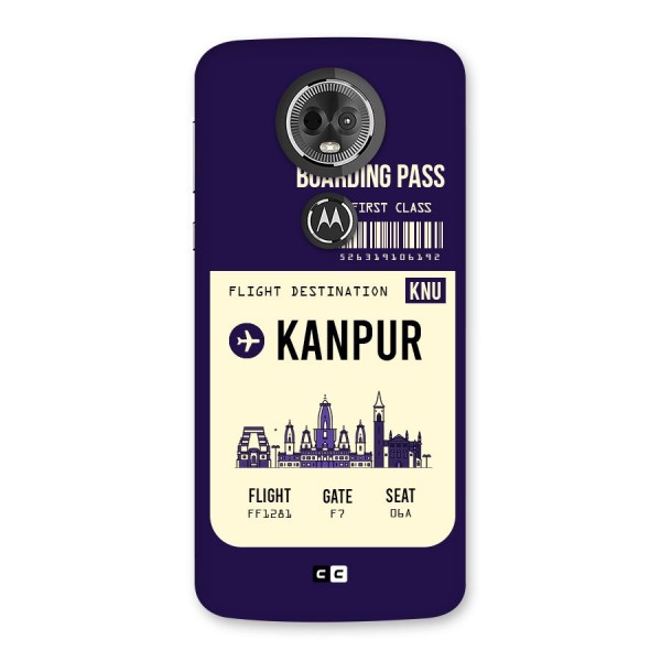 Kanpur Boarding Pass Back Case for Moto E5 Plus