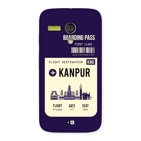 Kanpur Boarding Pass Back Case for Moto G