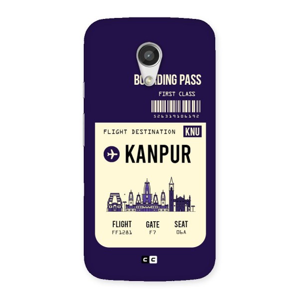Kanpur Boarding Pass Back Case for Moto G 2nd Gen