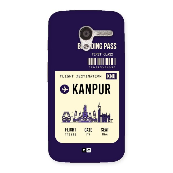 Kanpur Boarding Pass Back Case for Moto X