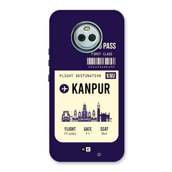 Kanpur Boarding Pass Back Case for Moto X4