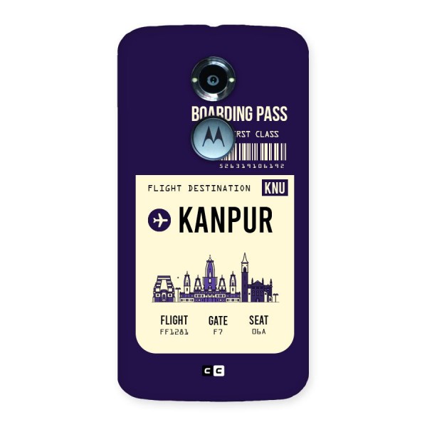 Kanpur Boarding Pass Back Case for Moto X 2nd Gen