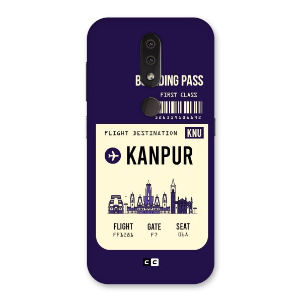 Kanpur Boarding Pass Back Case for Nokia 4.2