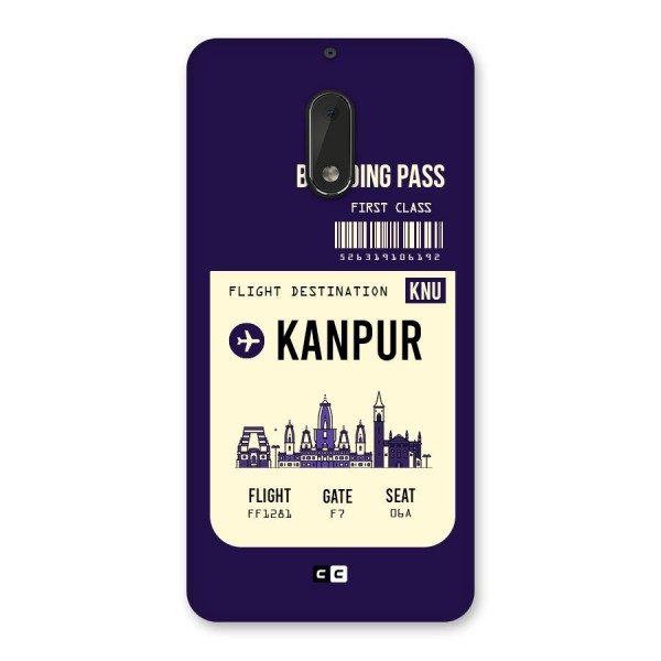 Kanpur Boarding Pass Back Case for Nokia 6
