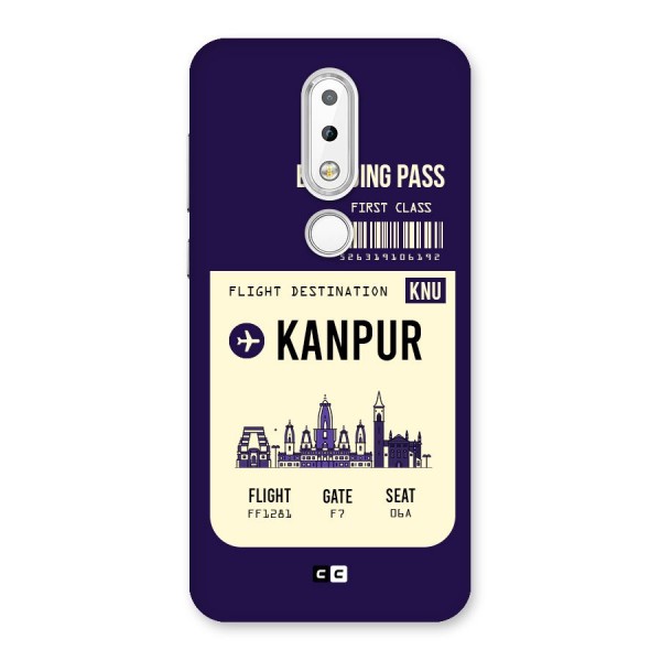 Kanpur Boarding Pass Back Case for Nokia 6.1 Plus