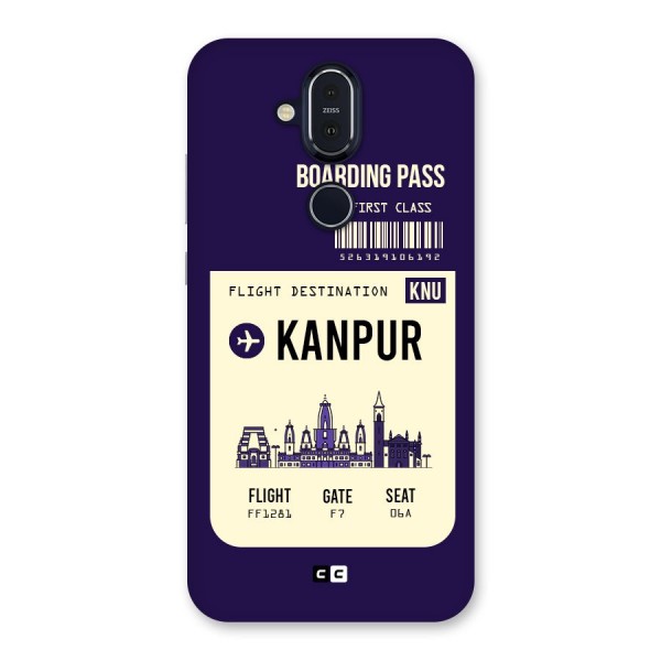 Kanpur Boarding Pass Back Case for Nokia 8.1