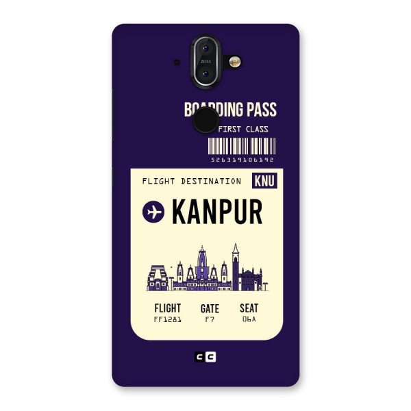 Kanpur Boarding Pass Back Case for Nokia 8 Sirocco