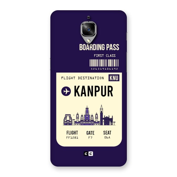 Kanpur Boarding Pass Back Case for OnePlus 3
