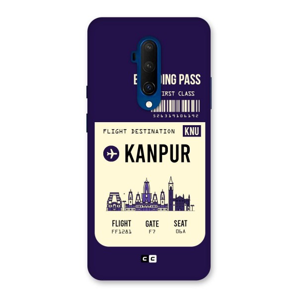 Kanpur Boarding Pass Back Case for OnePlus 7T Pro