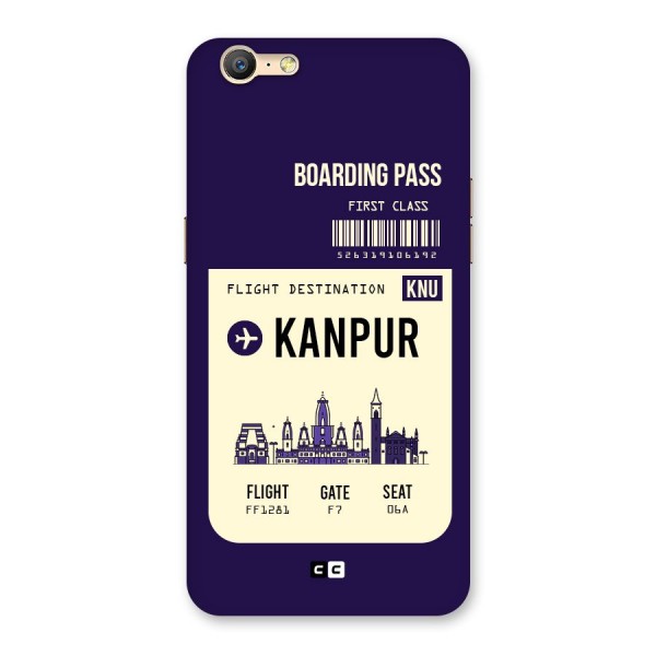 Kanpur Boarding Pass Back Case for Oppo A39