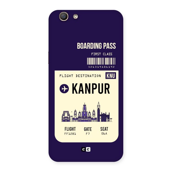 Kanpur Boarding Pass Back Case for Oppo A59