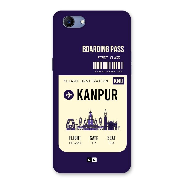 Kanpur Boarding Pass Back Case for Oppo Realme 1