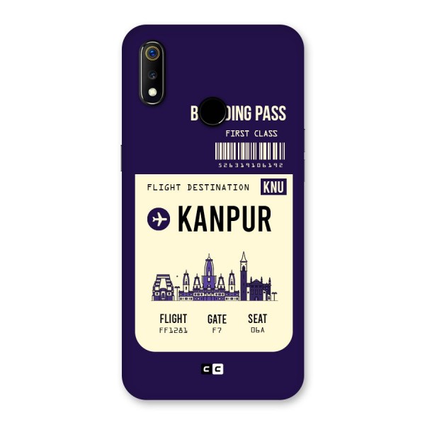 Kanpur Boarding Pass Back Case for Realme 3
