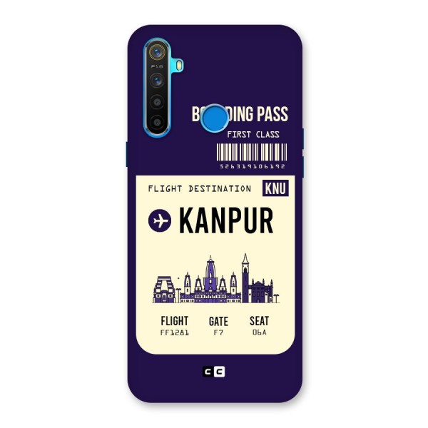 Kanpur Boarding Pass Back Case for Realme 5s