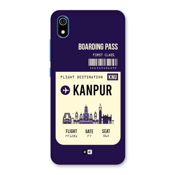 Kanpur Boarding Pass Back Case for Redmi 7A