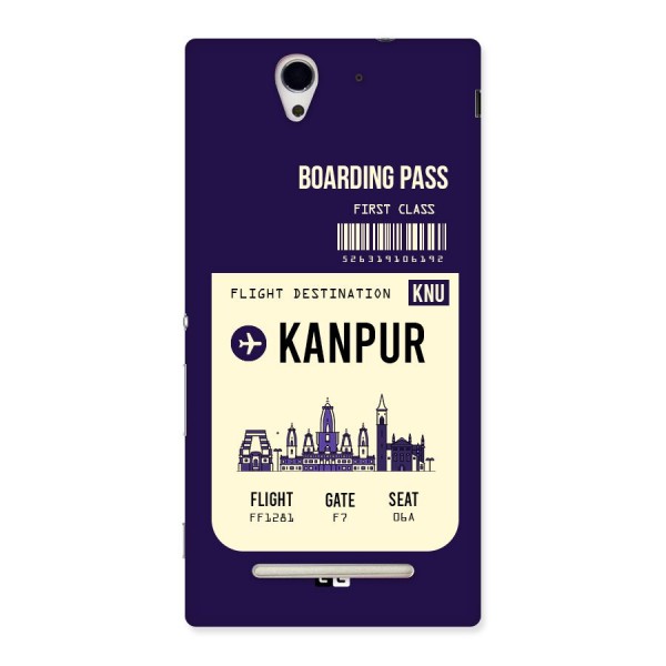 Kanpur Boarding Pass Back Case for Sony Xperia C3