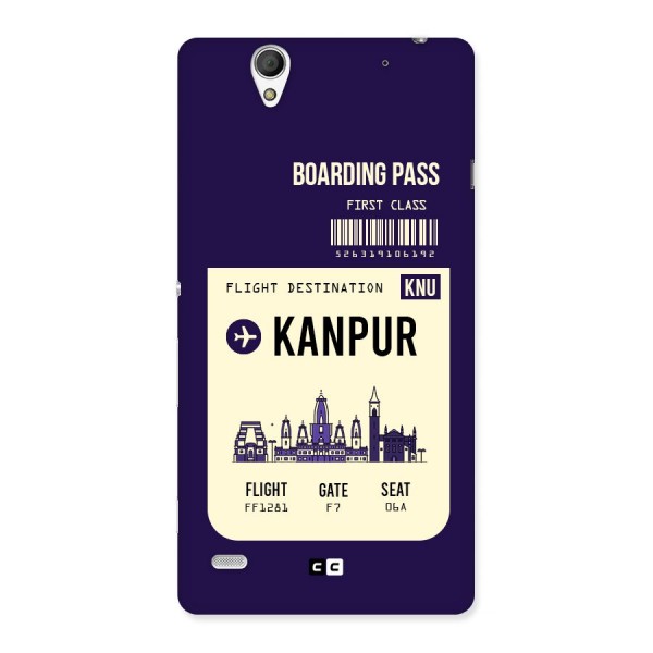Kanpur Boarding Pass Back Case for Sony Xperia C4