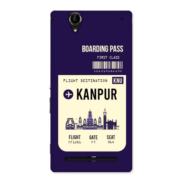Kanpur Boarding Pass Back Case for Sony Xperia T2