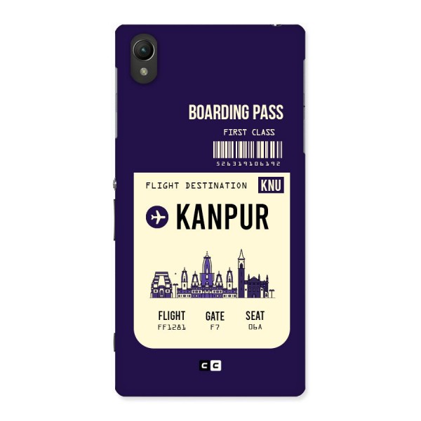 Kanpur Boarding Pass Back Case for Sony Xperia Z1