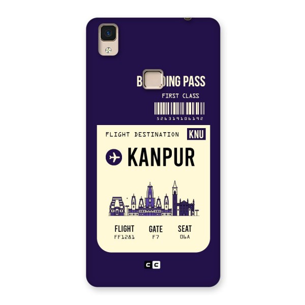 Kanpur Boarding Pass Back Case for V3 Max