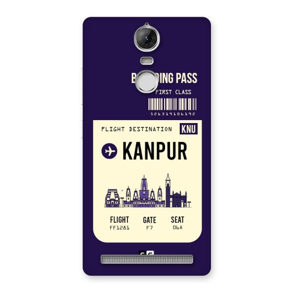 Kanpur Boarding Pass Back Case for Vibe K5 Note