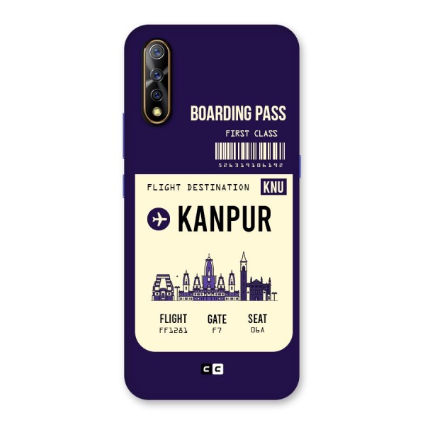 Kanpur Boarding Pass Back Case for Vivo S1
