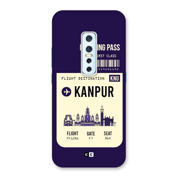Kanpur Boarding Pass Back Case for Vivo V17 Pro