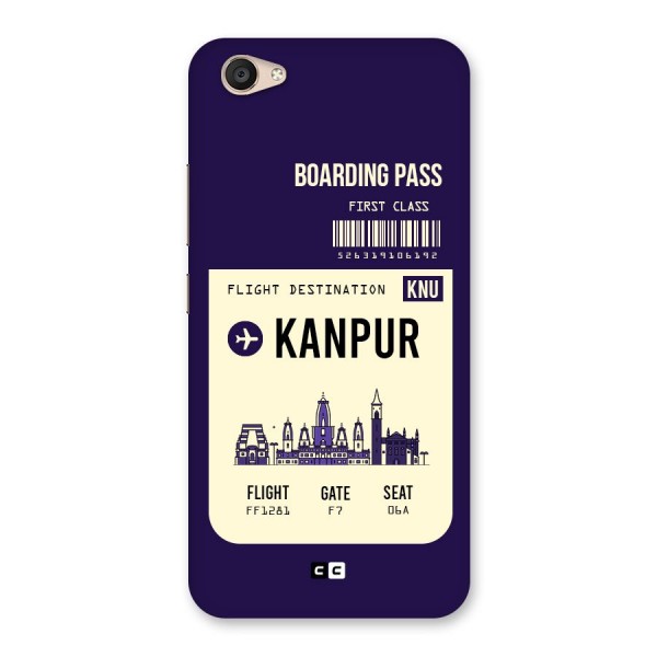 Kanpur Boarding Pass Back Case for Vivo V5 Plus