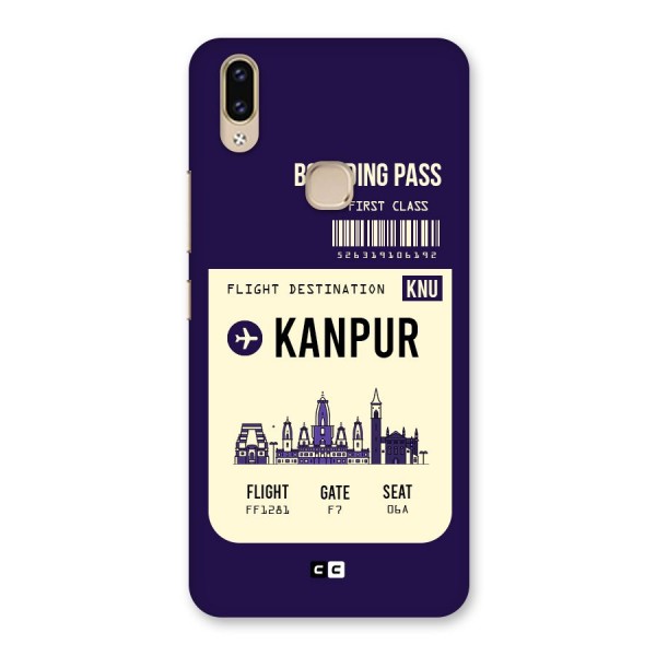 Kanpur Boarding Pass Back Case for Vivo V9 Youth
