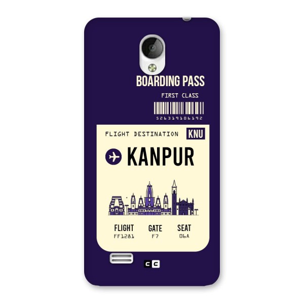 Kanpur Boarding Pass Back Case for Vivo Y21