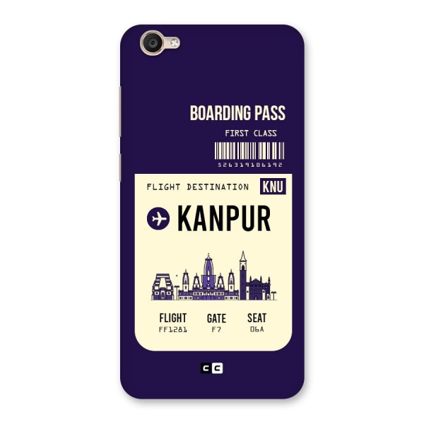Kanpur Boarding Pass Back Case for Vivo Y55
