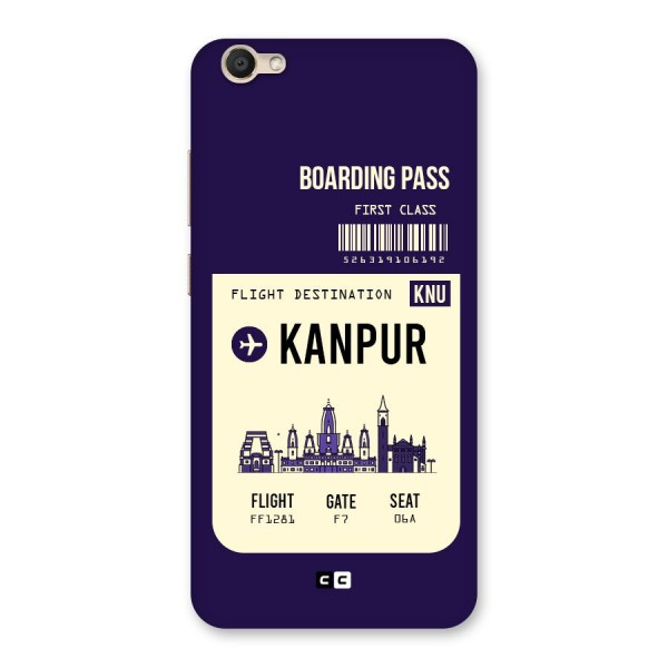 Kanpur Boarding Pass Back Case for Vivo Y67