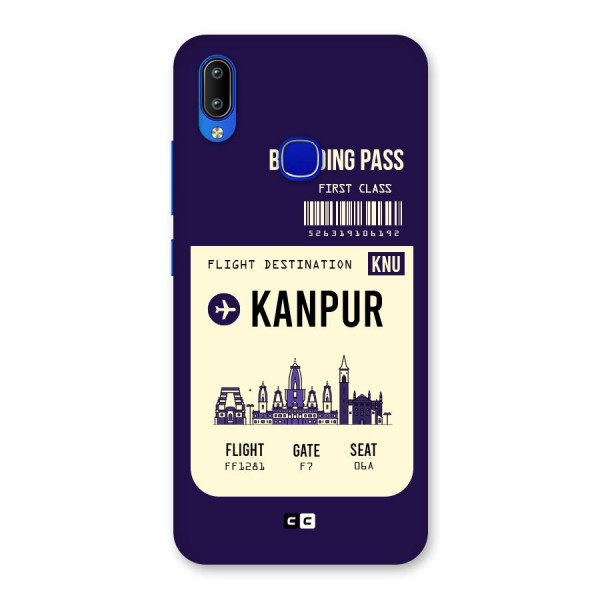 Kanpur Boarding Pass Back Case for Vivo Y91